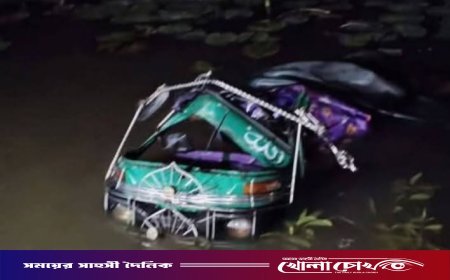 নোয়াখালীতে অটোরিকশা উল্টে প্রাণ গেল নারীর, আহত ৪