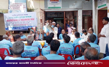 নওগাঁর আত্রাইয়ে দুর্গাপূজা উপলক্ষে সম্প্রীতির মেলবন্ধন