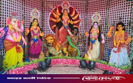 রুমায় শারদীয় দুর্গোৎসব উদযাপনে ব্যাপক প্রস্তুতি