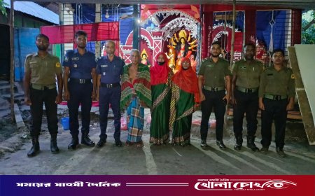 বেগমগঞ্জে ২৬টি মন্ডপে দুর্গা পূজা, চলছে শেষ মুহূর্তের প্রস্তুতি