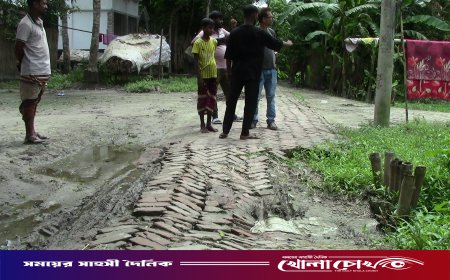 চরভদ্রাসনে ২০ বছরেও পাকা হয়নি সড়ক, চরম দুর্ভোগে হাজারো মানুষ