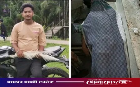 গাছ কাঁটার জন্য সড়কে বাঁধা রশির সাথে পেঁচিয়ে মোটর সাইকেল আরোহীর মৃত্যু