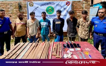 সেনাবাহিনীর অভিযানে কুখ্যাত ছিনতাইকারী চক্রের প্রধানসহ ছয়জন গ্রেপ্তার