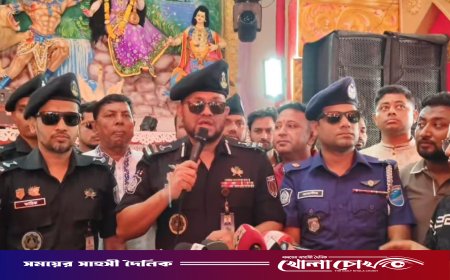 ফরিদপুরে দুর্গাপূজায় তিনস্তরের নিরাপত্তা বেষ্টনী