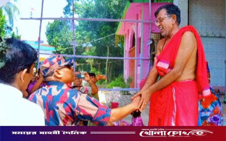 আখাউড়া সীমান্তে পুজা উদযাপনে কোনো হুমকি নেই : বিজিবি অধিনায়ক