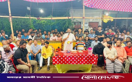 তারেক রহমানের ৩১ দফা বাস্তবায়নে হাতিয়াতে উঠান বৈঠক