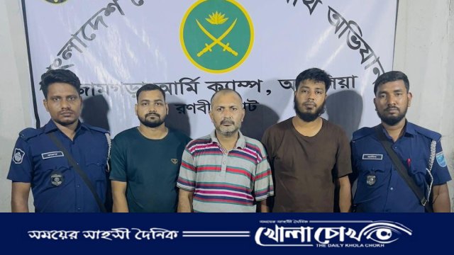 আশুলিয়ায় কুখ্যাত চাঁদাবাজ ‘হাত কাটা টিপু’সহ তিনজন গ্রেফতার
