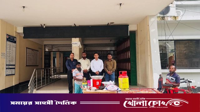 আলফাডাঙ্গায় নিঃস্ব ক্ষুদ্র ব্যবসায়ী মোশারফের পাশে উপজেলা প্রশাসন