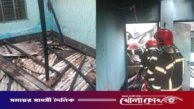 আশুলিয়ায় গ্যাস সিলিন্ডার লিকেজ থেকে বাড়িতে আগুন