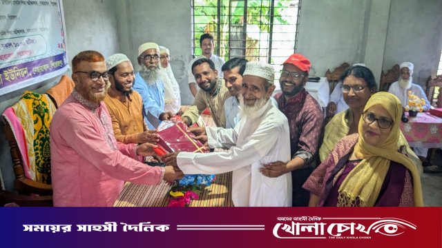 পিরোজপুরে ২৬ জন অবসরপ্রাপ্ত প্রধান শিক্ষকের আবেগঘন বিদায় সংবর্ধনা
