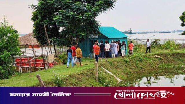 ব্রাহ্মণবাড়িয়ার বিজয়নগরে তিতাস নদী থেকে বালু উত্তোলন