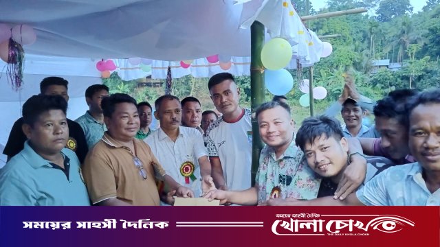 বান্দরবানে প্রবারণা পূর্ণিমা উপলক্ষে ফুটবল টুর্নামেন্টের উদ্বোধন