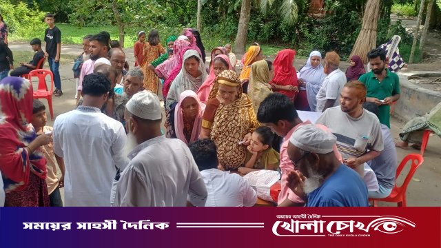 সদরপুরের বাকপুরায় ফ্রি মেডিকেল ক্যাম্পে সহস্রাধিক মানুষের ভিড়