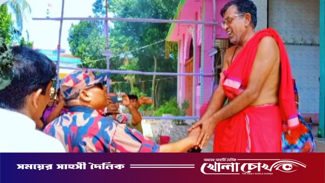 আখাউড়া সীমান্তে পুজা উদযাপনে কোনো হুমকি নেই : বিজিবি অধিনায়ক
