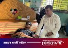 বেরোবি’র আহত শিক্ষার্থী নিলয়কে দেখতে তার বাড়িতে যান উপাচার্য
