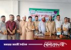 সালথা প্রেসক্লাবের নবনির্বাচিত কমিটিকে জামায়াতের সংবর্ধনা ও ক্রেস্ট প্রদান