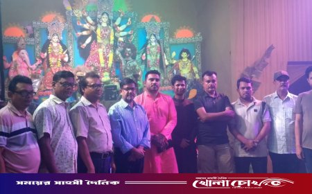 ফরিদপুরে এনসিপি নেতৃবৃন্দের পূজামণ্ডপ পরিদর্শন