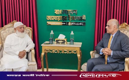 আমীরে জামায়াতের সঙ্গে ব্রাজিলের রাষ্ট্রদূতের সৌজন্য সাক্ষাৎ