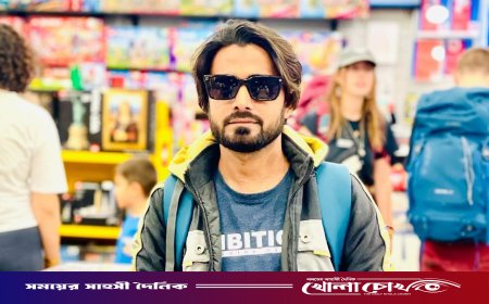 সড়ক দুর্ঘটনায় নিহত বোয়ালমারীর রাজিবের লাশ দেশে ফিরেছে