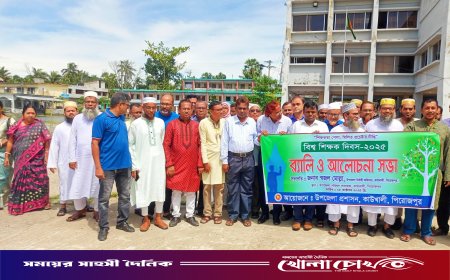 বিশ্ব শিক্ষক দিবস উদযাপন উপলক্ষে কাউখালীতে বর্ণাঢ্য র‍্যালি ও আলোচনা সভা অনুষ্ঠিত