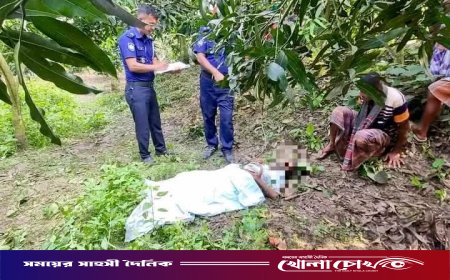 নওগাঁয় একটি আম বাগান থেকে সত্তর ছুঁই এক বৃদ্ধের মরদেহ উদ্ধার