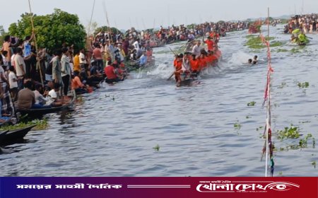 শ্রীনগরে শহীদ জিয়া স্মৃতি নৌকা বাইচ প্রতিযোগীতায় নিউ বুলেট চ্যাম্পিয়ন