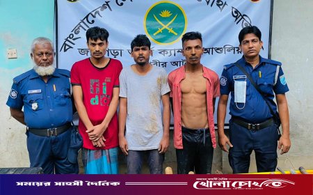 আশুলিয়ায় সেনাবাহিনীর অভিযানে অস্ত্রসহ ৩ সন্ত্রাসী আটক