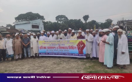 সদরপুরে কুরআন অবমাননার প্রতিবাদে বিশাল সমাবেশ ও বিক্ষোভ মিছিল