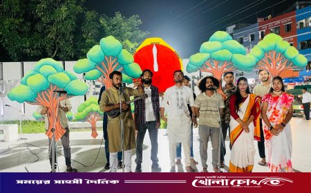 তরুণদের কণ্ঠে জলবায়ু বার্তা: রংপুরে 'ভয়েসেস অব ক্লাইমেট' ফ্ল্যাশমব