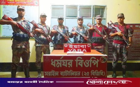 বিজয়পুরে বিজিবির বিশেষ অভিযানে বিপুল পরিমাণ মাদকদ্রব্য জব্দ