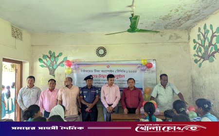 থানচিতে টাইফয়েড টিকাদান ক্যাম্পেইনের উদ্বোধন