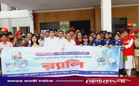 ফরিদপুরে আন্তর্জাতিক দুর্যোগ প্রশমন দিবস পালিত