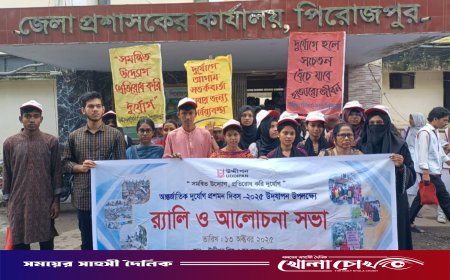 পিরোজপুরে আন্তর্জাতিক দুর্যোগ প্রশমন দিবস পালিত