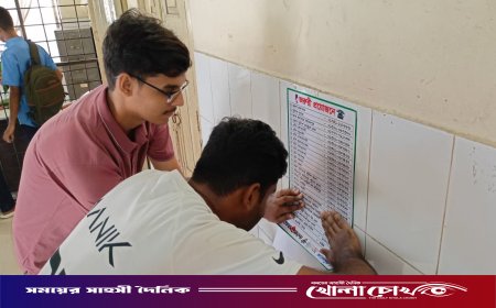 প্রতিষ্ঠাবার্ষিকীতে ফরিদপুরে জরুরি সেবা নম্বর সাঁটাল প্রথম আলো বন্ধুসভা