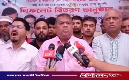 হুংকার-ভয়ভীতি দেখিয়ে নির্বাচন পেছানো যাবে না: মীর সরফত আলী সপু