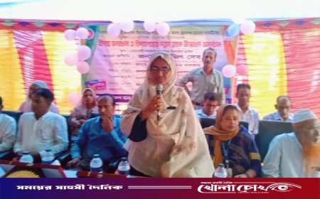 নোয়াবাদী প্রাথমিক বিদ্যালয়ে শিক্ষিকা ছায়েদা পারভীনের বিদায় ও নতুন ভবন উদ্বোধন