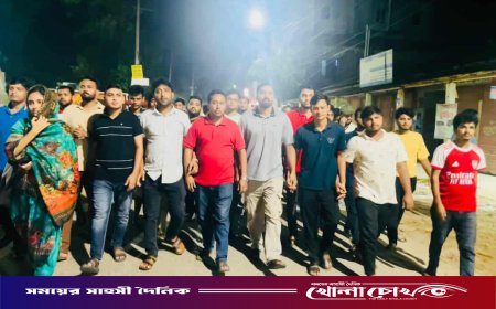 জবি শিক্ষার্থীকে হত্যার প্রতিবাদে কুবি ছাত্রদলের বিক্ষোভ মিছিল