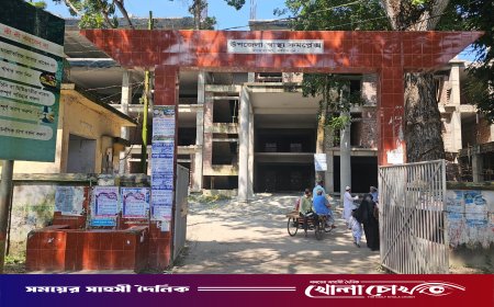 নগরকান্দা স্বাস্থ্য কমপ্লেক্সের নতুন ভবনের কাজ বন্ধ: জনদুর্ভোগে সাধারণ মানুষ