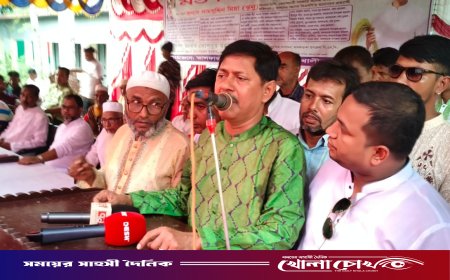 তারেক রহমানের নেতৃত্বেই ঘুষ-দুর্নীতি ও সন্ত্রাসের অবসান ঘটবে - শামসুদ্দিন মিয়া ঝুনু