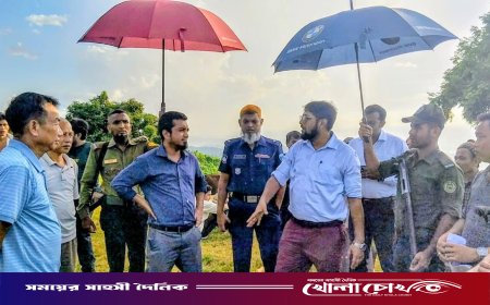আদালতের নিষেধাজ্ঞা অমান্য করে পাহাড়ে নির্মাণকাজ