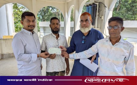 কিডনি রোগী রফিকের পাশে সাবেক বিএনপি নেতা রিয়াজুল হক রিয়াজ