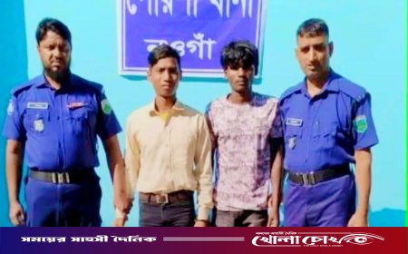 পোরশায় আলোচিত দুই ডাকাতি মামলায় আরও দুজন গ্রেপ্তার