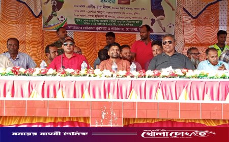 খোকসা মেগা ফুটবল টুর্নামেন্ট শুভ উদ্বোধনী অনুষ্ঠান