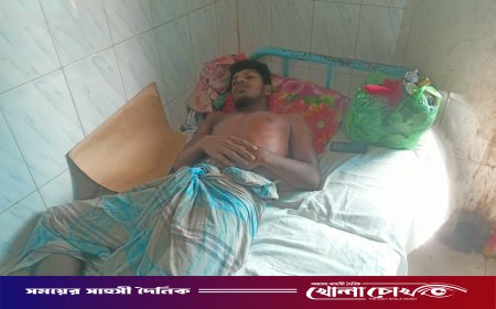 নাজিরপুরে চুরির অপবাদে যুবককে মধ্যযুগীয় কায়দায় নির্যাতন