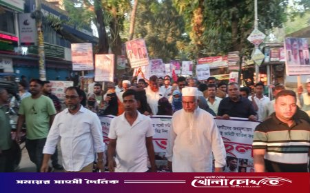আলফাডাঙ্গায় বিএনপির কমিটি বাতিলের দাবিতে বিক্ষোভ, সড়ক অবরোধ ও মশাল মিছিল