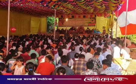 কাপ্তাইয়ে বরইছড়ি সার্বজনীন বৌদ্ধ বিহারে সর্ববৃহৎ কঠিন চীবর দানোৎসব সম্পন্ন