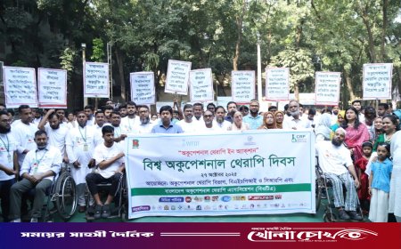 বিশ্বের ন্যায় সাভার সিআরপিতে পালিত হলো অকুপেশনাল থেরাপি দিবস