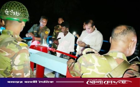 রাণীনগরে দুই ঘণ্টার অভিযানে অর্ধ লক্ষ টাকার তিনটি অবৈধ সুতি জাল ধ্বংস