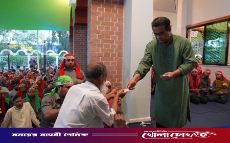 চন্দ্রপাড়া দরবারে আর্থিক সহায়তা প্রদান ও ওরছ শরীফের তারিখ ঘোষণা