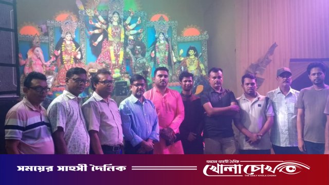 ফরিদপুরে এনসিপি নেতৃবৃন্দের পূজামণ্ডপ পরিদর্শন